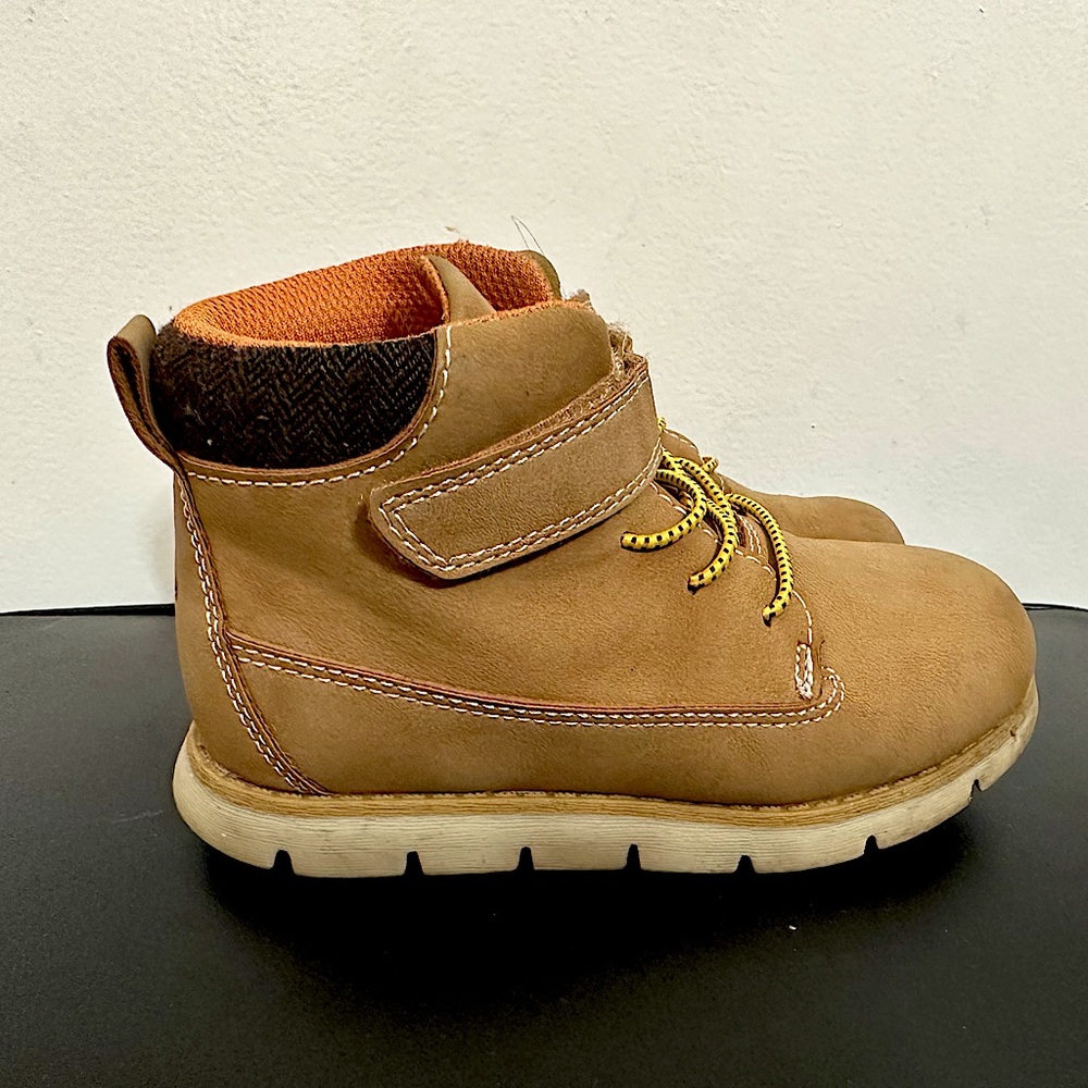 Boys Light Tan Fall Boots